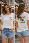 T-SHIRT COTON DOUBLE IMPRESSION NOW OR NEVER PE260751