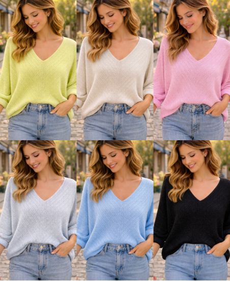 MAGLIONE LUREX TEXTURIZZATO PE260576