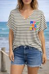 STRIPED T-SHIRT NOW OR NEVER PE260771