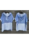 TOP FLUIDE A CAPUCHE TENCEL PE260772
