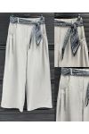 PANTALON CEINTURE FOULARD PE26841 