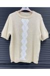 PULL TRICOT LOSANGES PE260605 