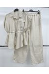 ENSEMBLE CHEMISE + PANTALON 2 POCHES PE260794