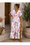 ROBE FENTE A MOTIF PE1448