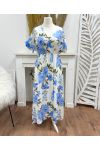 VESTITO A FESSURA CON MOTIVI PE1448