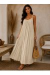 PLISSIERTES MAXIKLEID SS1450
