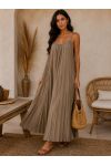 ROBE LONGUE PLISSEE PE1450