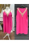 FANCY V-NECK DRESS PE1451