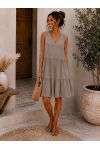 Vestito a scollo a V SS1454