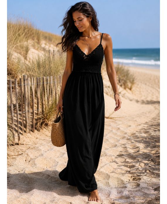ROBE LONGUE CROCHET PE1456