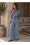 SET CAMICIA + PANTALONI 2 TASCHE PE260794