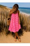 NEONMUSTER BAUMMULLBINDENKLEID PE255287
