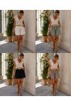 SHORT 2 POCHES + CEINTURE PE255284
