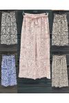 FLOWING PANTS WITH SCARF PRINT PE255279