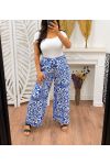 PANTALON FLUIDE IMPRIME FOULARD PE255279