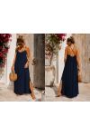 MAXI DRESS WITH A CROSSOVER BACK PE255280
