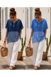 TOP FLUIDE A CAPUCHE TENCEL PE260772