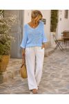 PULL TRICOT AJOURE PE260680 