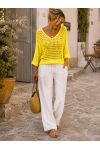 PULL TRICOT AJOURE PE260680 