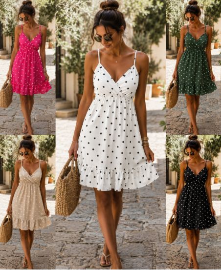 POKA DOT DRESS PE255277
