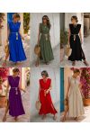 LONG PLEATED DRESS PE255278