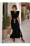 LONG PLEATED DRESS PE255278