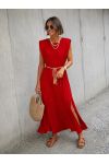 LONG PLEATED DRESS PE255278