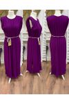 LONG PLEATED DRESS PE255278