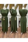 LONG PLEATED DRESS PE255278