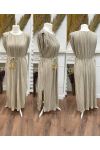 ROBE LONGUE PLISSSEE PE255278
