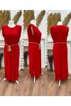 LONG PLEATED DRESS PE255278