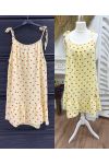 COTTON GAUZE DRESS WITH HEART PE1472