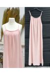 MAXI DRESS WITH COTTON GAUZE PE1474
