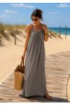 MAXI DRESS WITH COTTON GAUZE PE1474