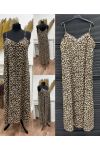 VESTITO MAXI CON CINTURINI LEOPARDO FLUENTE PE1477