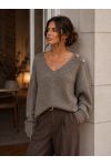 PULLOVER DOUX 2 BOUTONS AH271000