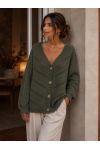 MID-LENGTH OPENWORK CARDIGAN AH271001