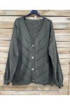 MID-LENGTH OPENWORK CARDIGAN AH271001