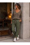 PANTALONI PACK 4 + CINTURA LIBERA S-M-L-XL AH271002