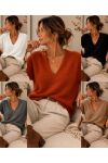 PULLOVER MANCHES COURTES ALPAGA AH271008