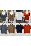 SHORT-SLEEVED SWEATER ALPACA AH271008