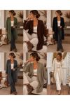 MIDDELLANGE WOLLEN VEST AH271009