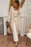 MIDDELLANGE WOLLEN VEST AH271009