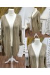 MIDDELLANGE WOLLEN VEST AH271009