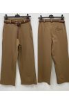 PAK 4 BROEKEN MET BREDE PIJPEN + GRATIS RIEM S-M-L-XL AH271010