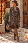 LEOPARD PRINT TUNIC DRESS AH271013