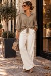 BLOUSE + BUCKLE ACCESSORY AH271017
