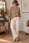 LOOSE TOP WITH BUTTONS AH271018
