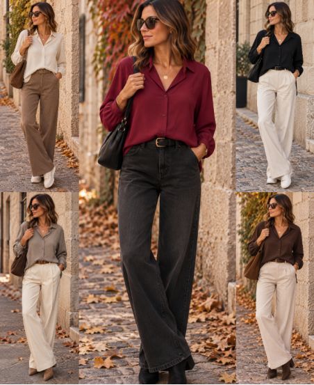 CHEMISE FLUIDE UNIE AH271020