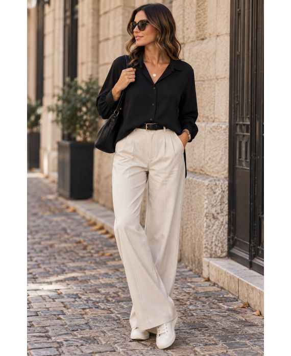 PLAIN AH271020 FLOWING SHIRT